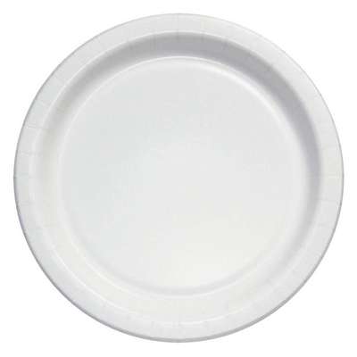 Paper,Plate,Round,6",White,