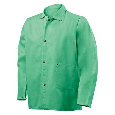 Welding Jacket, 2XL, 30" Green