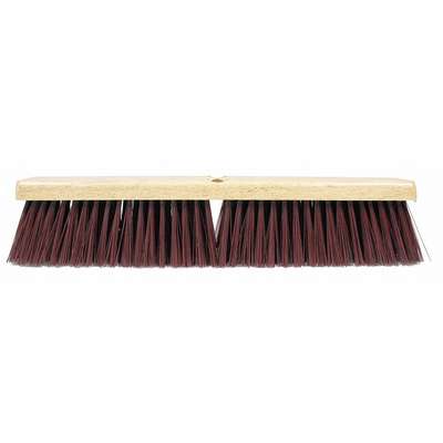 Floor Brush, 24 In, Maroon