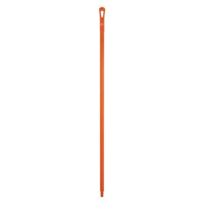 Broom Handle,Plastic,Orange,59"