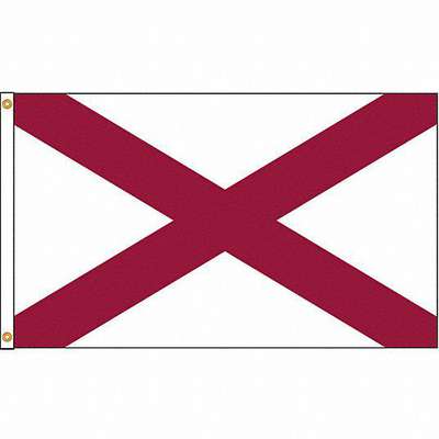 Alabama Flag,4x6 Ft,Nylon