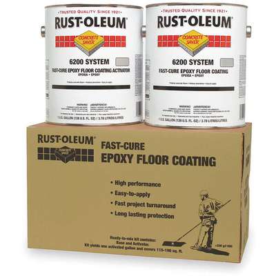 6200 Floor Coating Kit,Silver