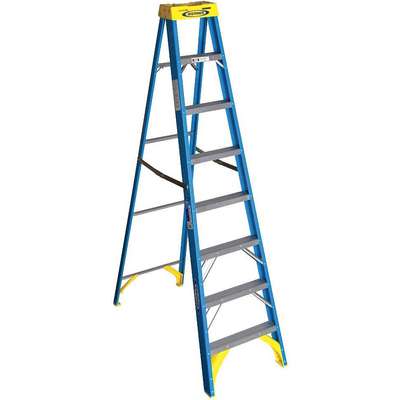 Stepladder,Fiberglass,8 Ft. H,