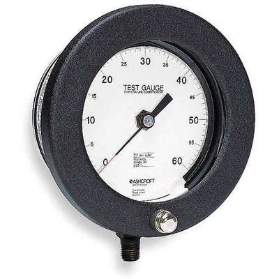 Pressure Gauge,0 To 100 PSI,4-