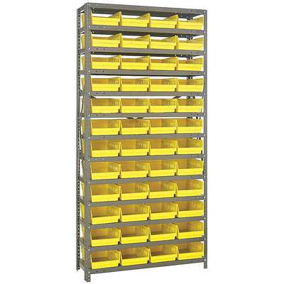 Bin Shelving,75" Overall H,48