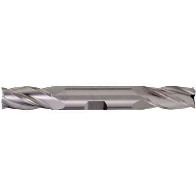 End Mill, 3/8" Dia, 9/16" Cut,