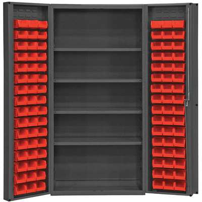 Bin Cabinet,Shelving,72" H,36"