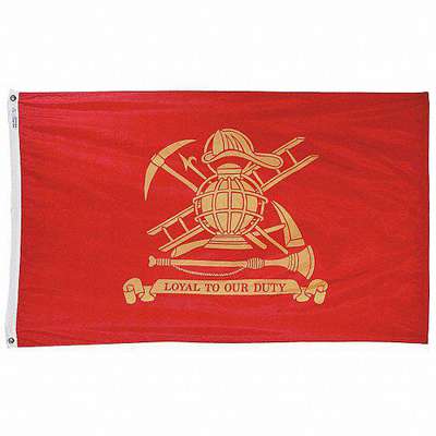 Fireman Flag,3x5 Ft,Nylon