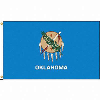 Oklahoma Flag,4x6 Ft,Nylon