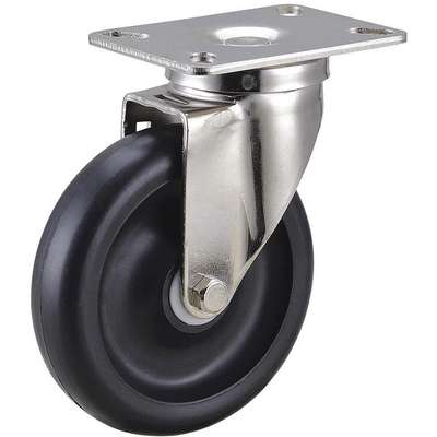 Swivel Plate Caster,450 Lb,5