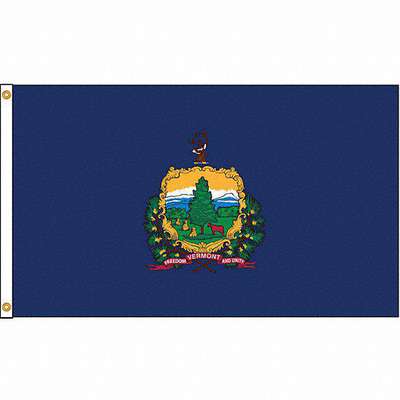 Vermont Flag,4x6 Ft,Nylon