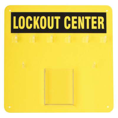 Padlock Station,Black/Yellow,