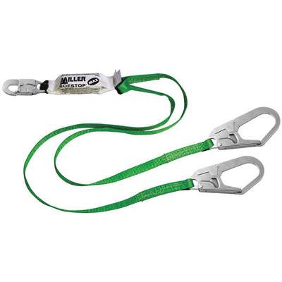 Shock Absorbing Lanyard,2 Leg,