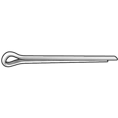 Cotter Pin,Ext Prong,1/4"Dx2"