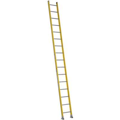 Straight Ladder,H 16 Ft.,