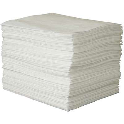 Absorbent Pad,33 Gal.,White,