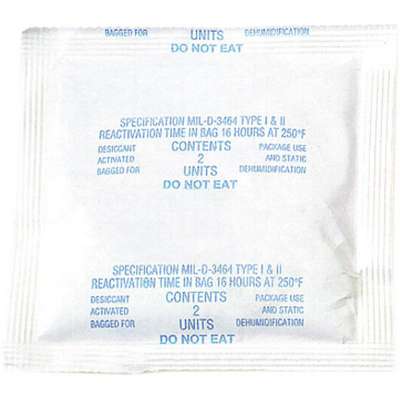 Desiccant,1/2 Unit Plastic