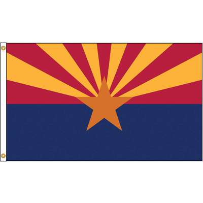 Arizona Flag,4x6 Ft,Nylon