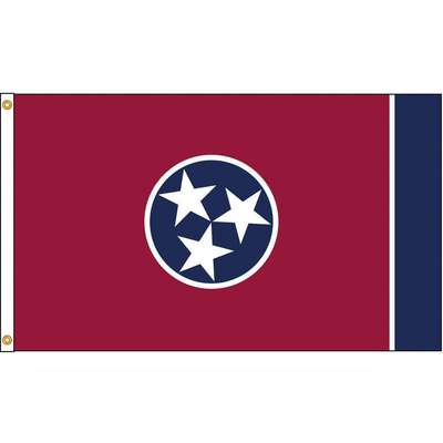 Tennessee Flag,5x8 Ft,Nylon