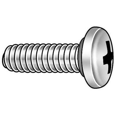 Self-Seal Screw,Pan,6-32x3/8L,