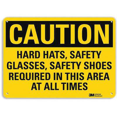 Safety Sign, Hard Hats, Shoes