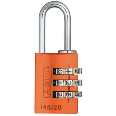 Combination Padlock,Side,Black/