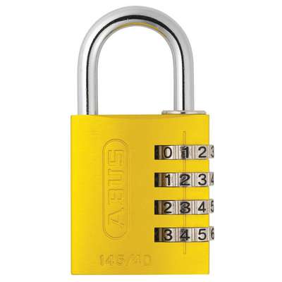 Combination Padlock,Side,Black/