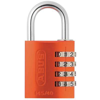 Combination Padlock,Side,Black/