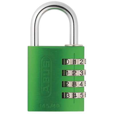 Combination Padlock,Side,Black/