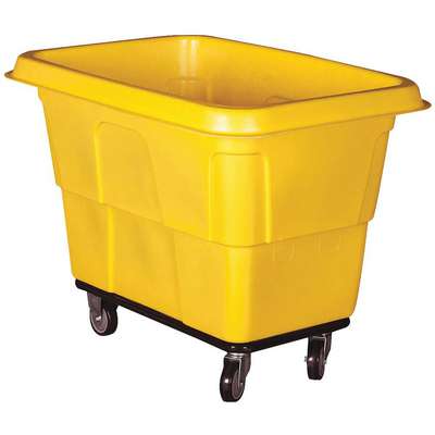 Cube Truck,Mdpe,Yellow,8.0 Cu.