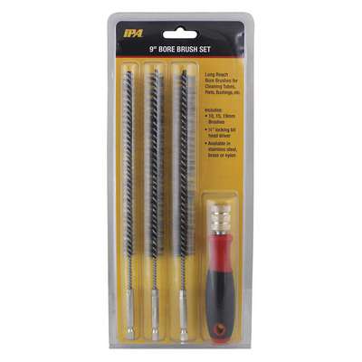 Bore Brush Set,Steel,4 Pcs.