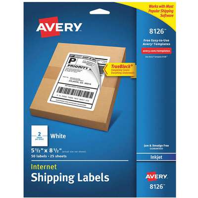 Inkjet Label,8126,Shipping,PK25