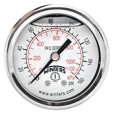 Pressure Gauge,2" Dial Size,