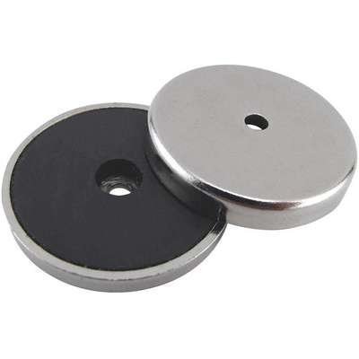 Round Base Magnet,11 Lb. Pull,