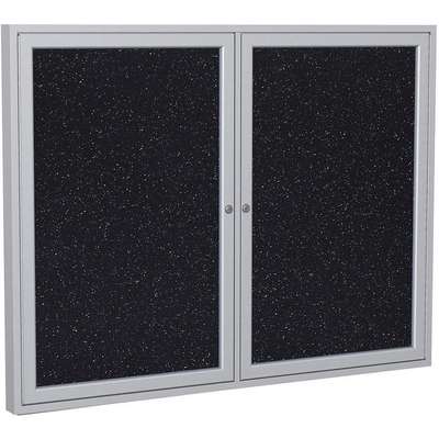 Enclosed Bulletin Board,Rubber,