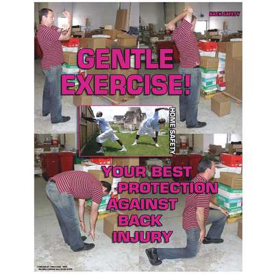 Safety Poster,Gentle Exercise,