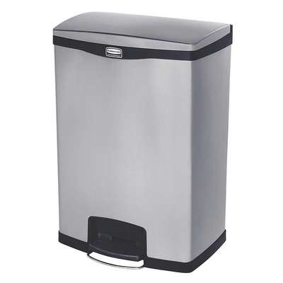 Trash Can,Rectangular,24 Gal.,