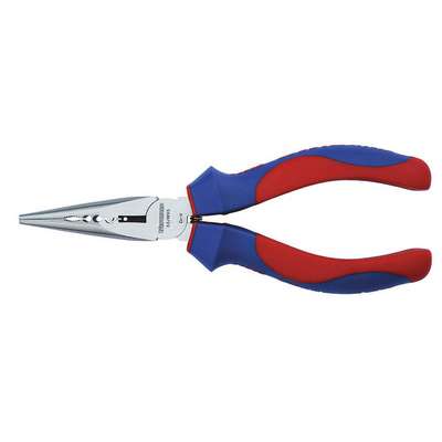 Needle Nose Plier,6" L,Serrated