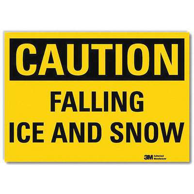 Safety Sign,Falling Ice And