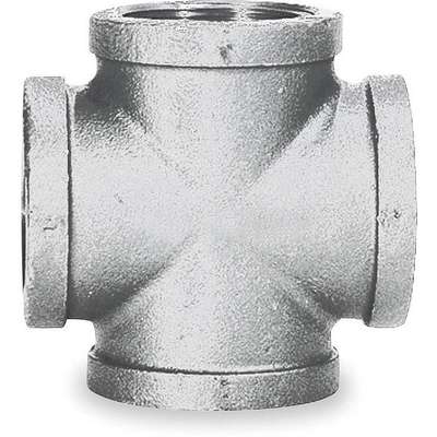 Cross,1 In,NPT,Galvanized