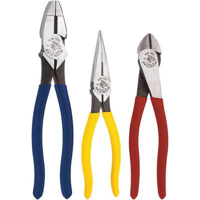 Plier Set,Dipped,3 Pcs