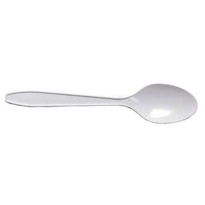 Teaspoon,White,Light Weight,