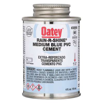 PVC Cement,Blue,4  Oz.