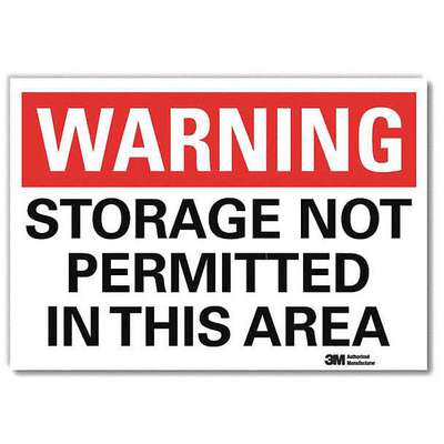 Warning Sign,Storage Not