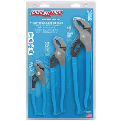 Tongue And Groove Pliers Set,3