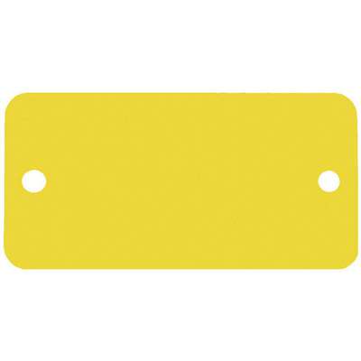 Blank Tag,Rectangle,Yellow,PK5