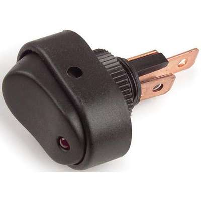 Rocker Switch 30A 1/2" Dia Blu