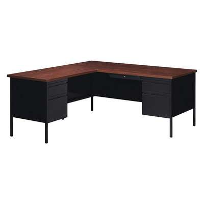 L-Shape Desk,66" W,29-1/2" H,