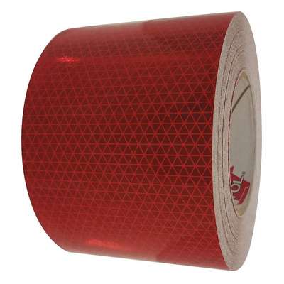 931574-8 Oralite Reflective Tape, Red Reflective Color, 3