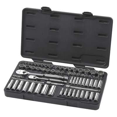 Mechanics Tool Set,68 Pc,1/4